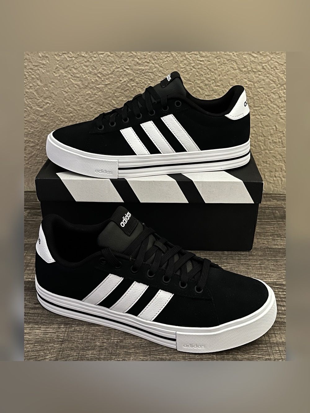 Adidas  Daily 4.0 Men's Black Color Shoes Size- 6